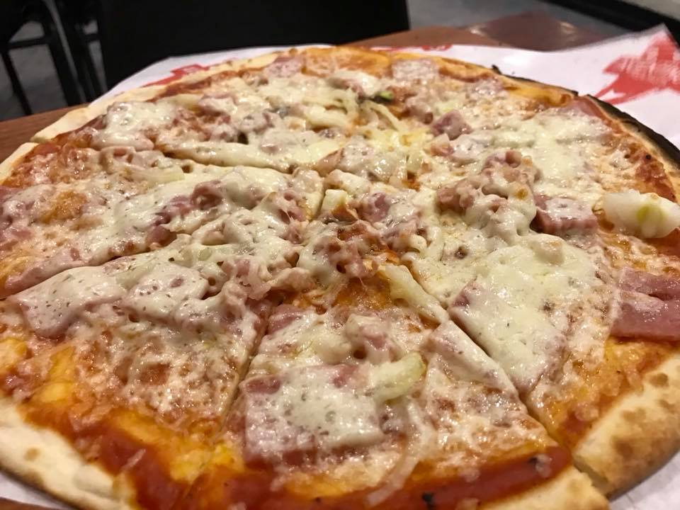 Ham & Bacon Pizza - Thin Crust