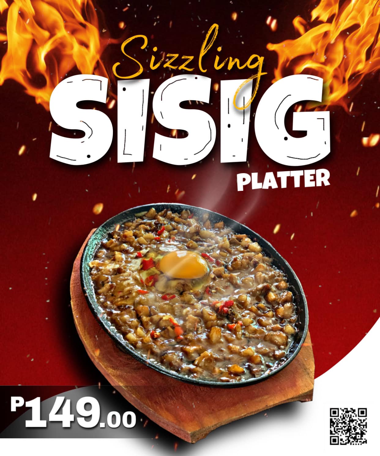 Sizzling Pork Sisig Platter