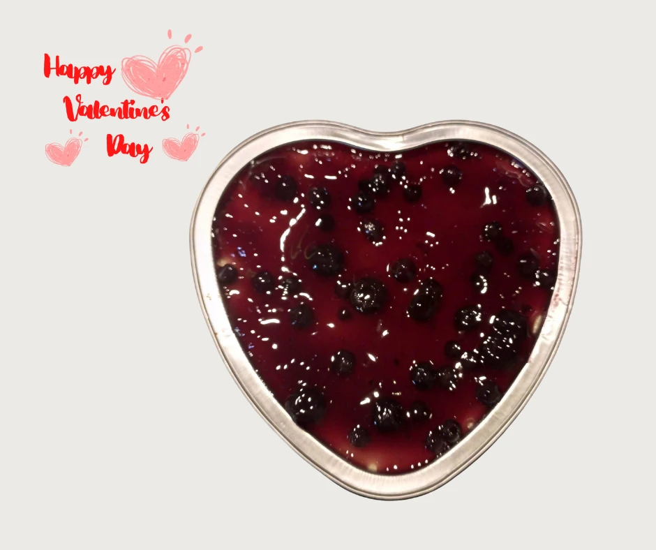 Valentine's Special Blueberry Cheesecake