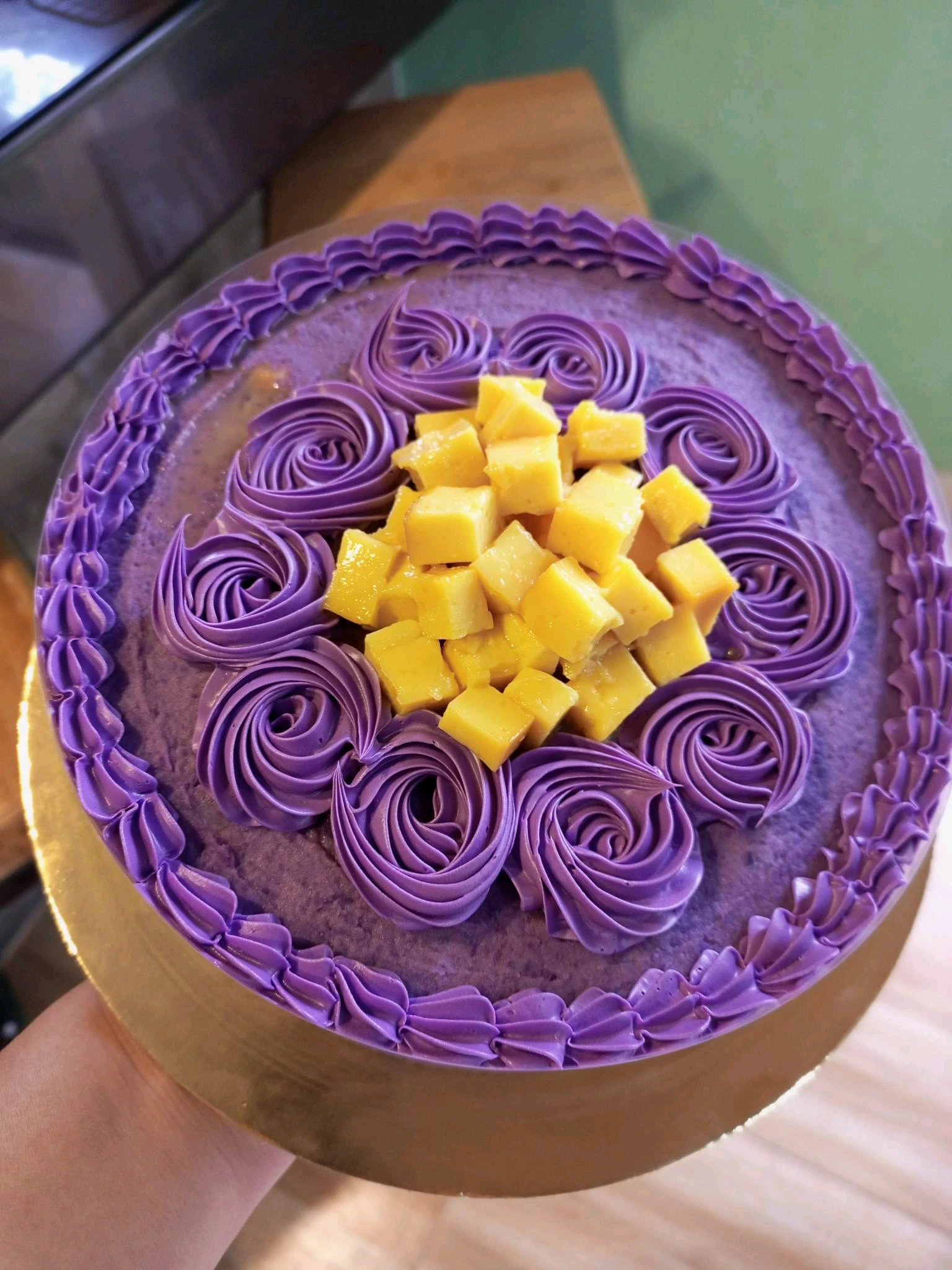 UBE Leche Flan Cake