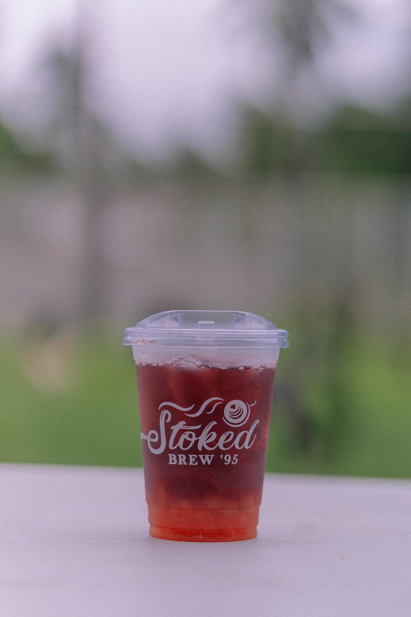 Hibiscus Tea w/ Strawberry Pearls