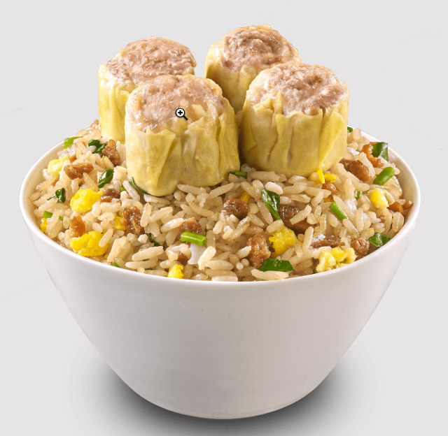 Chicken Chaofan with Siomai (Steamed)