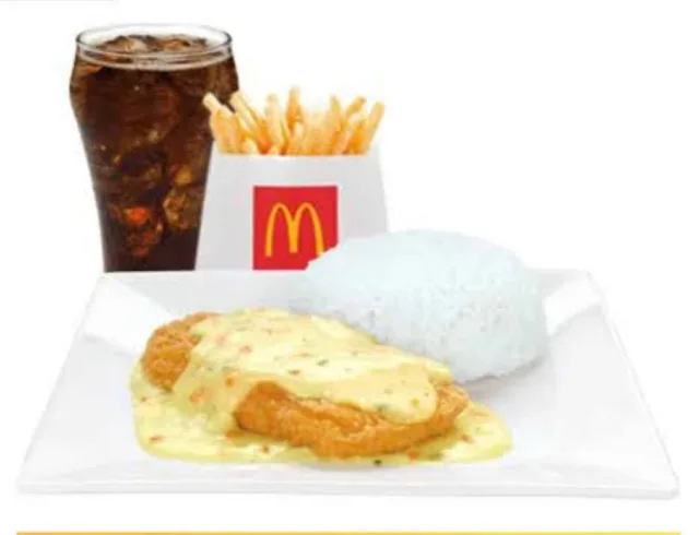 Crispy Chicken Fillet Ala King Meal w/ Small Fries