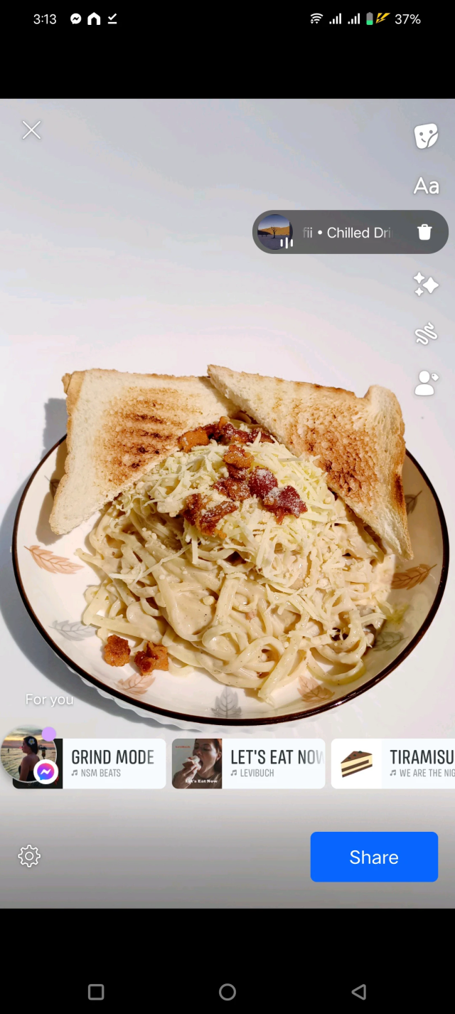 Carbonara Linguine Pasta