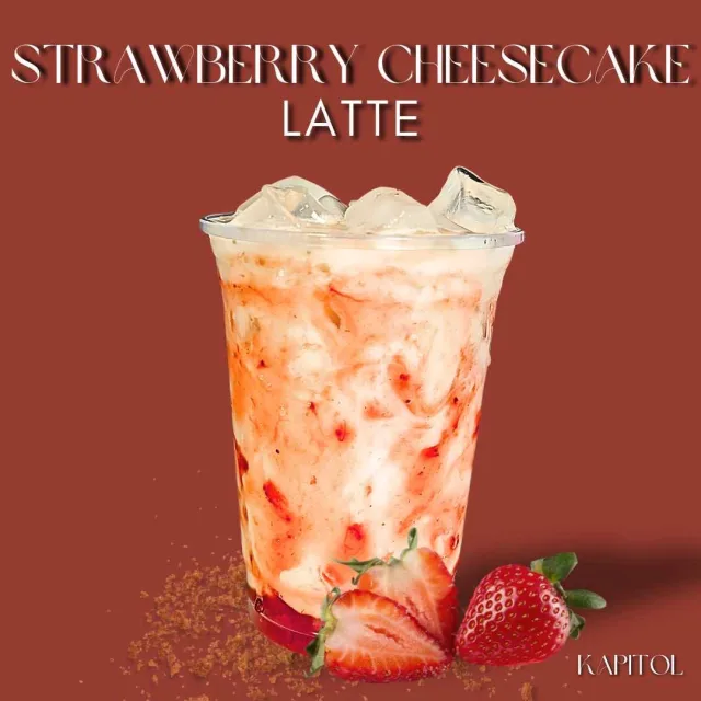 Strawberry Cheesecake Latte