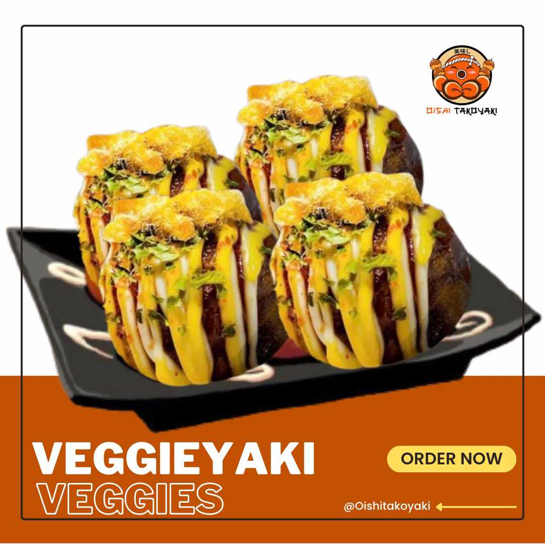 Veggie Yaki Takoyaki - 4 pcs