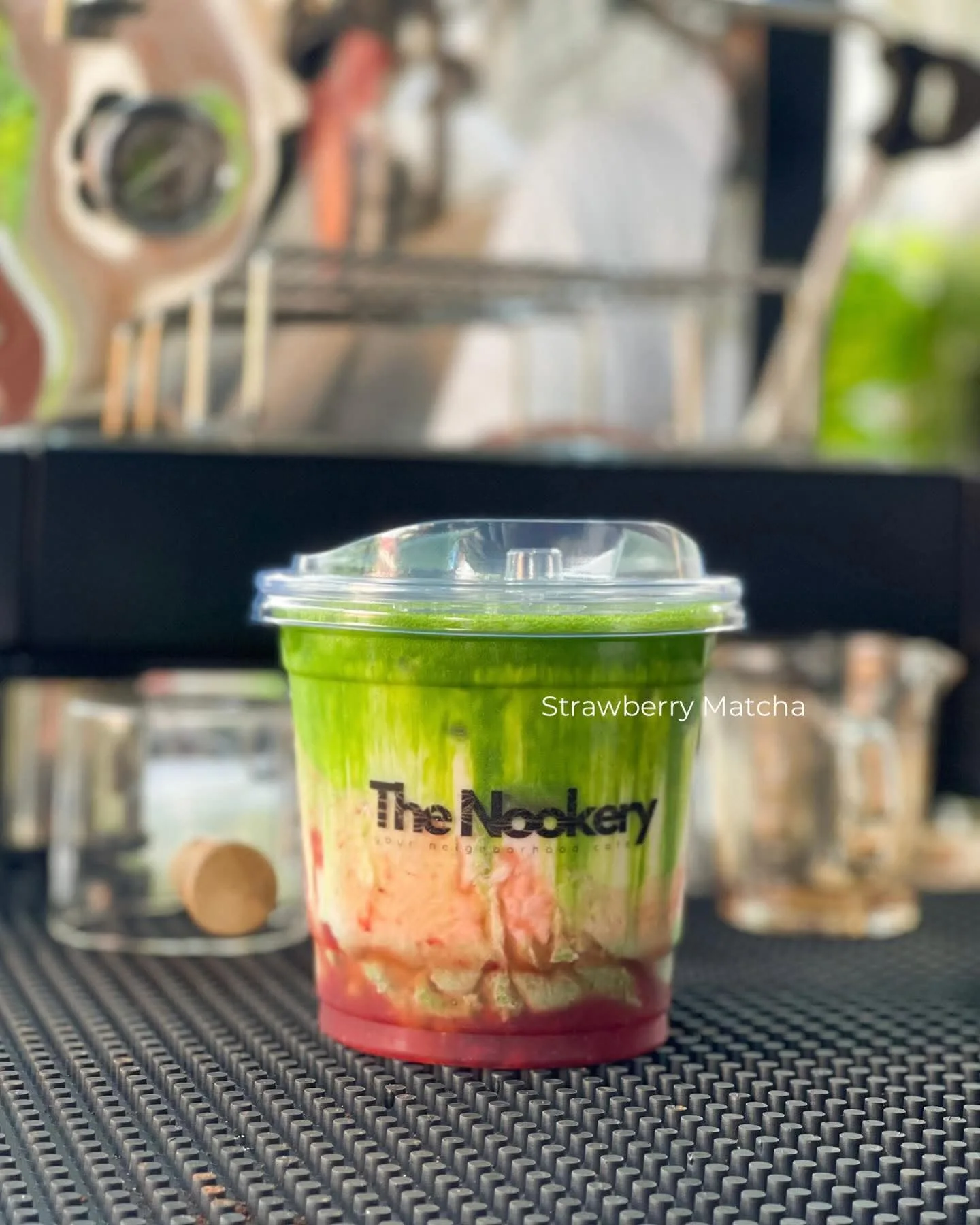 Strawberry Matcha Latte