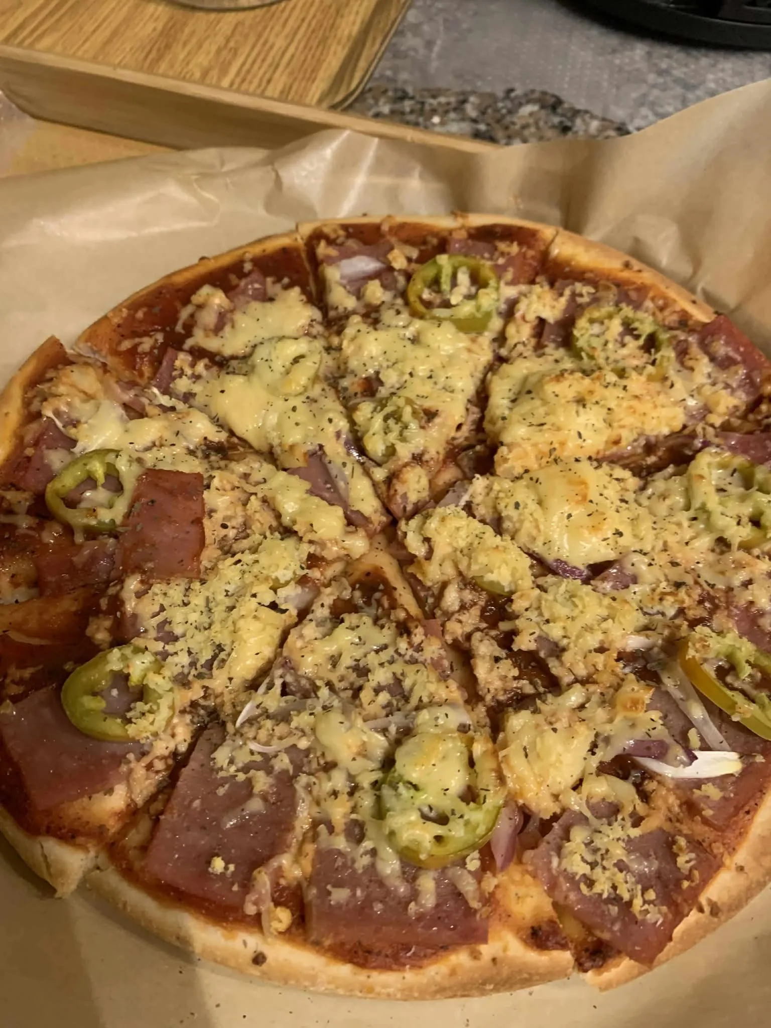 Ham & Cheese Pizza (10 Inches)