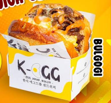 Beef Bulgogi (Korean Egg Drop Sandwich)