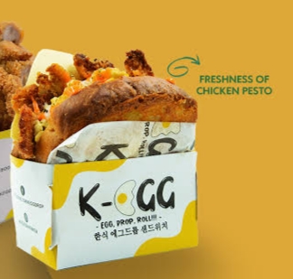 Chicken Pesto (Korean Egg Drop Sandwich)