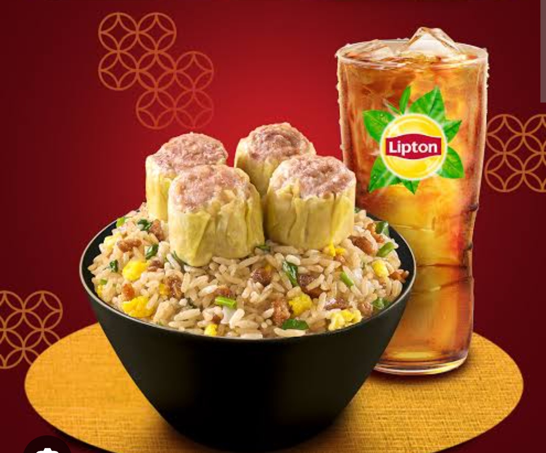 Pork Siomai Chao Fan (with Drink)