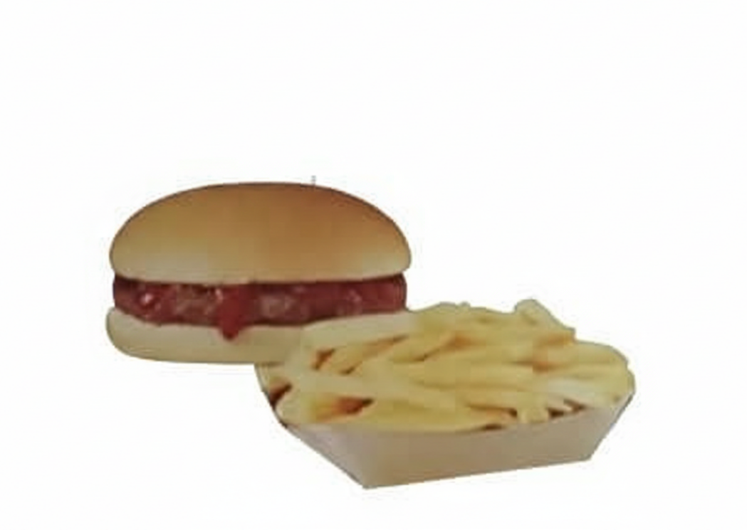 G1- 1 Plain Burger & 1 Fries (Small)