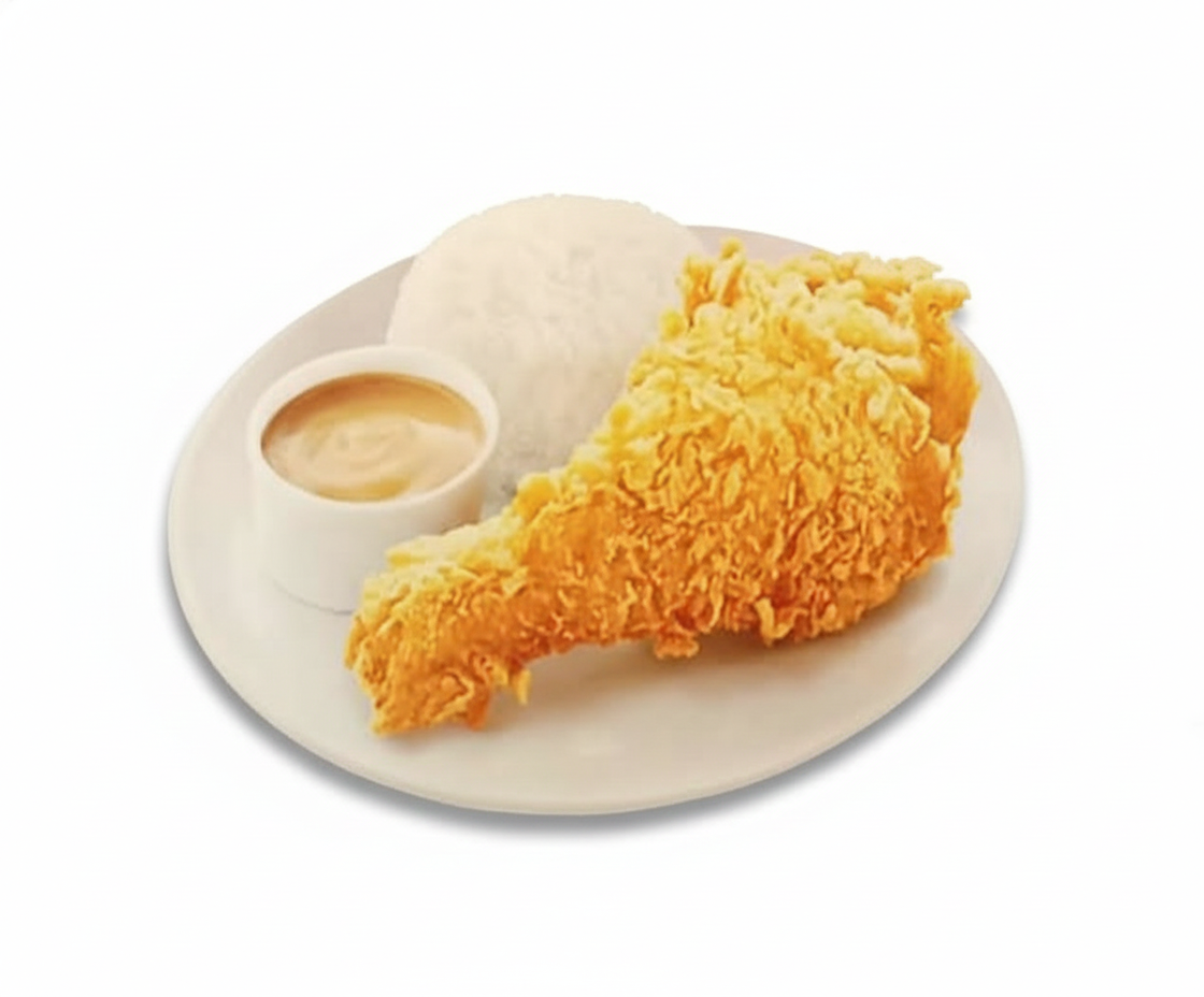 Chickenjoy with Rice & Gravy