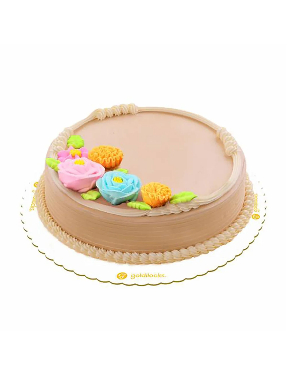 Pastel Blooms Mocha 9rd