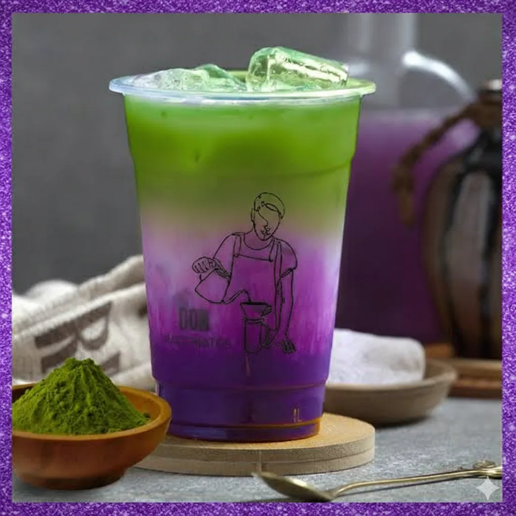 Ube with Matcha