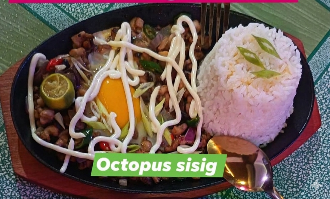 Octupus Sisig (with Rice)