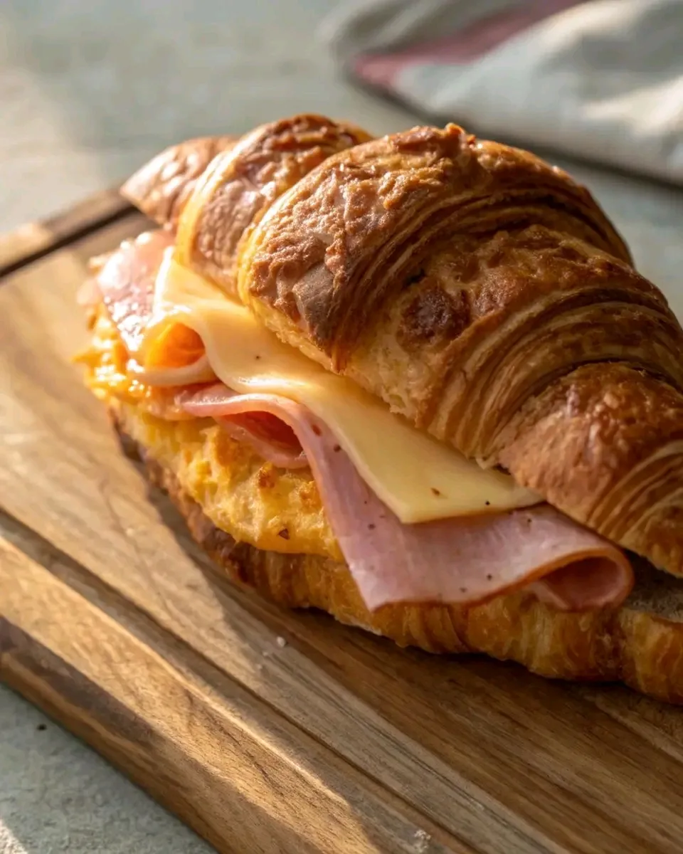 Ham Egg Cheese Croissant