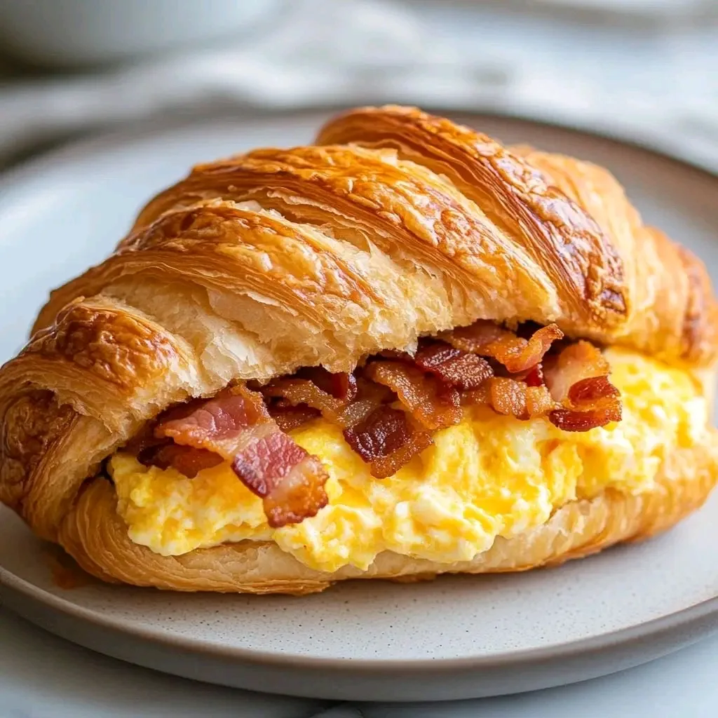 Bacon Egg Cheese Croissant