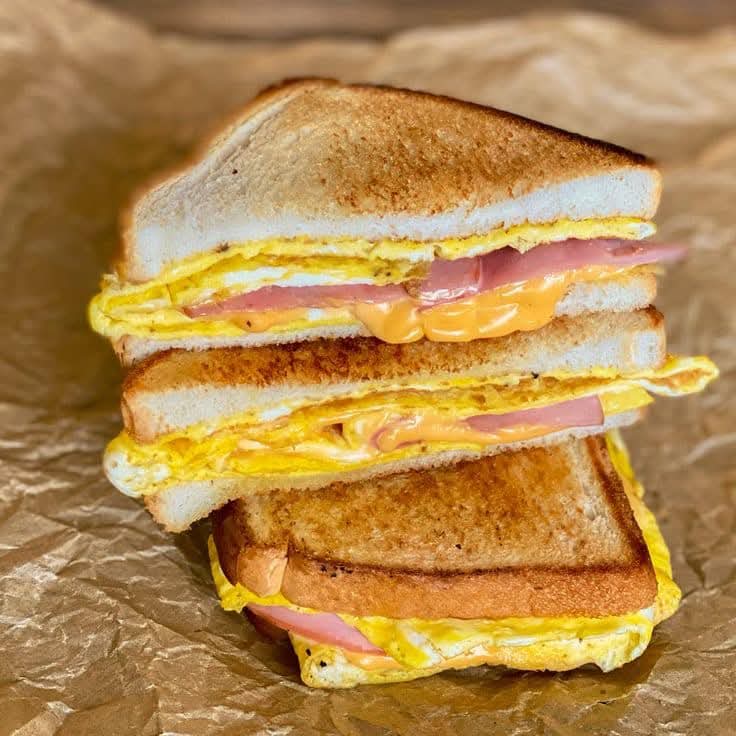 Ham Egg Cheese Sandwich