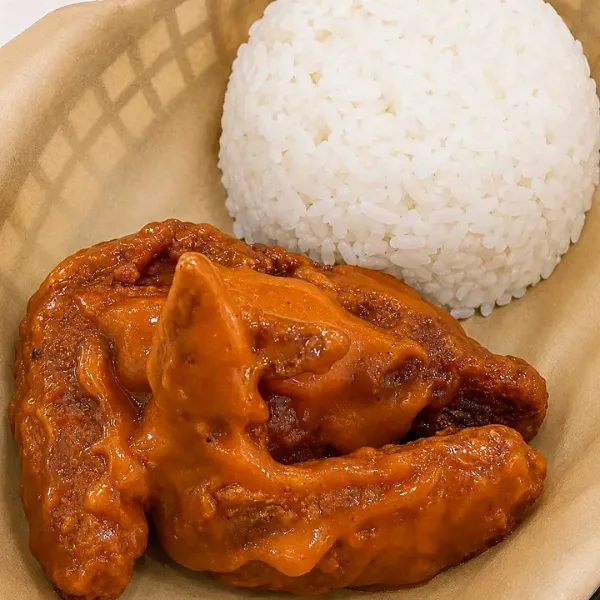 Buffalo Wings Combo Meal (Single)