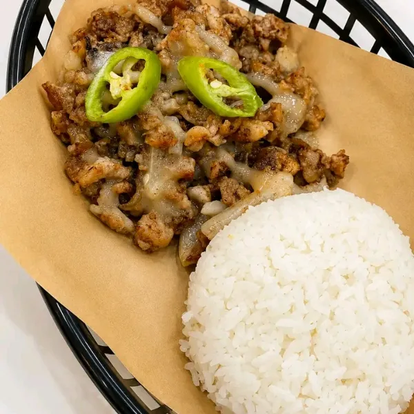 Sisig w/ rice
