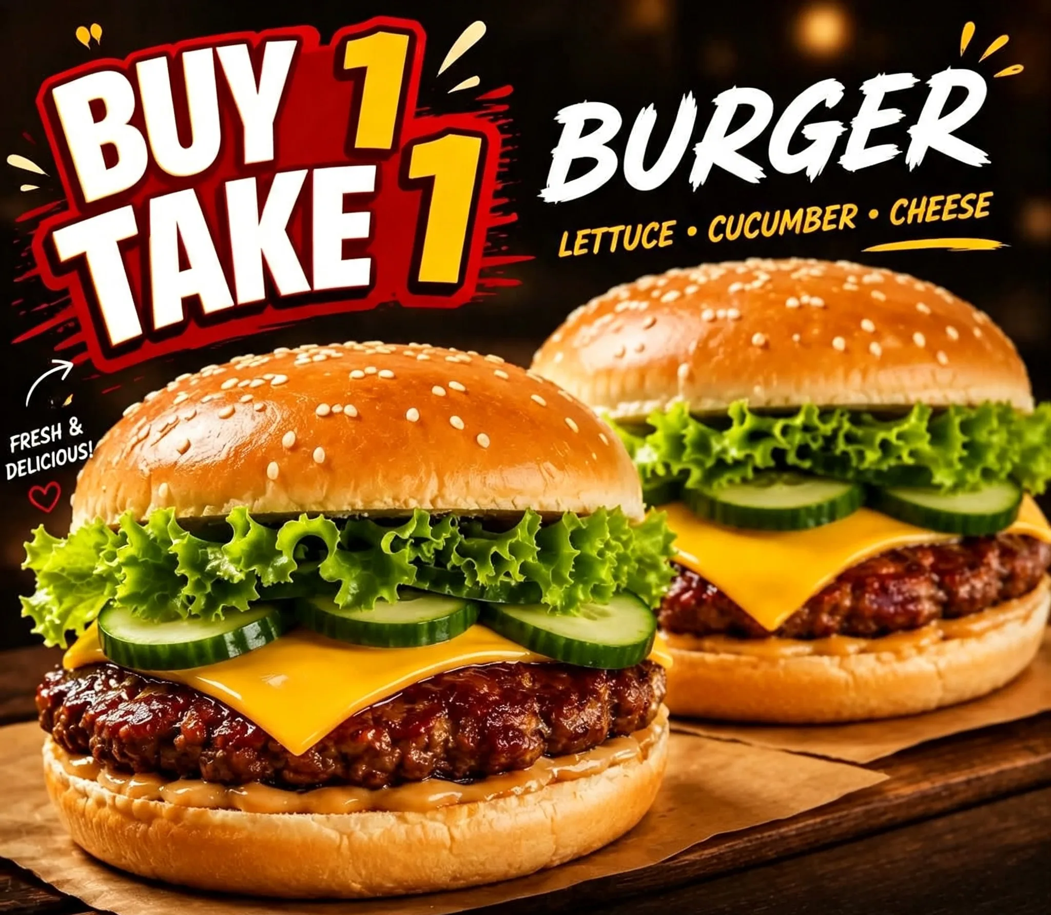 Buy 1 Take 1 Burger
