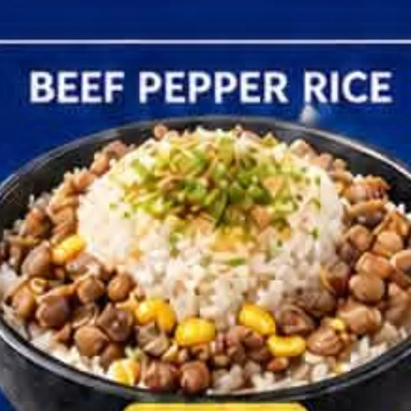Beef Pepper Rice (Combo)