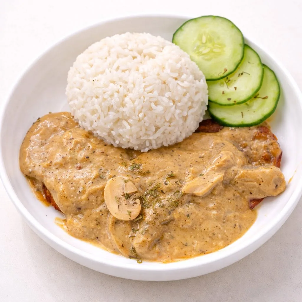 Mushroom Burger Steak