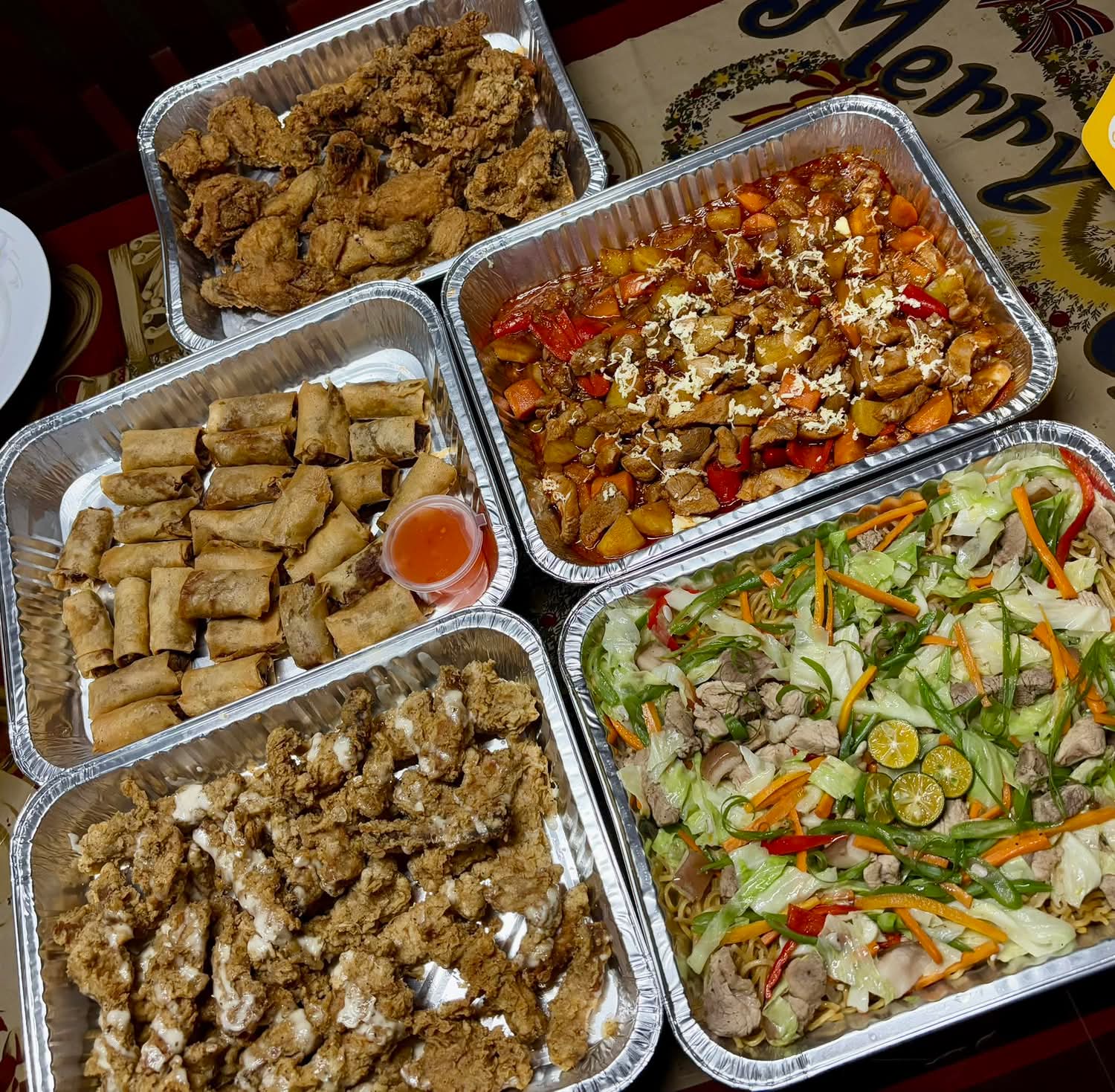Food package 5 viands (Medium tray)