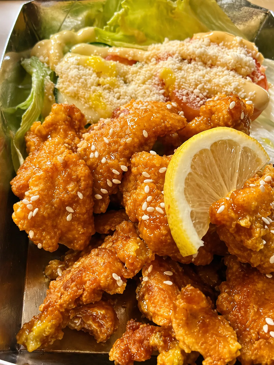 Lemon glazed chicken