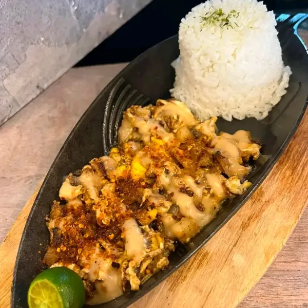 Sizzling Pork Sisig (Rice Meal)