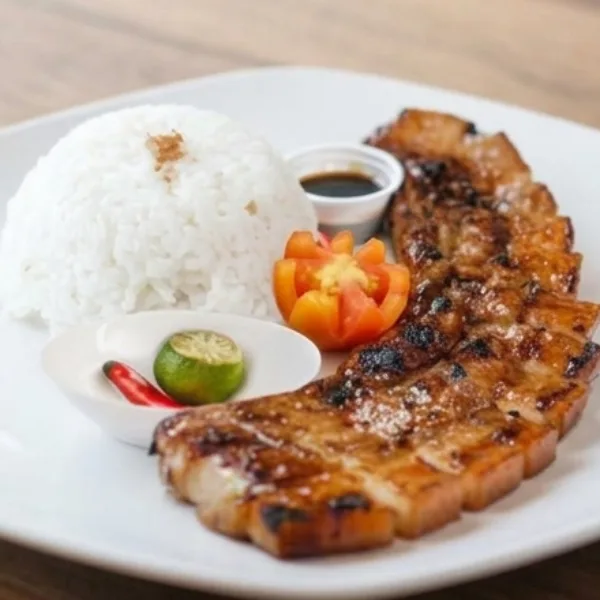 Pork Liempo w/ Ice Tea