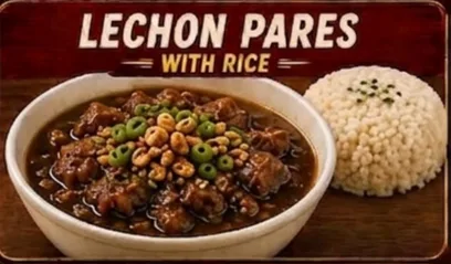 Lechon Pares with Rice