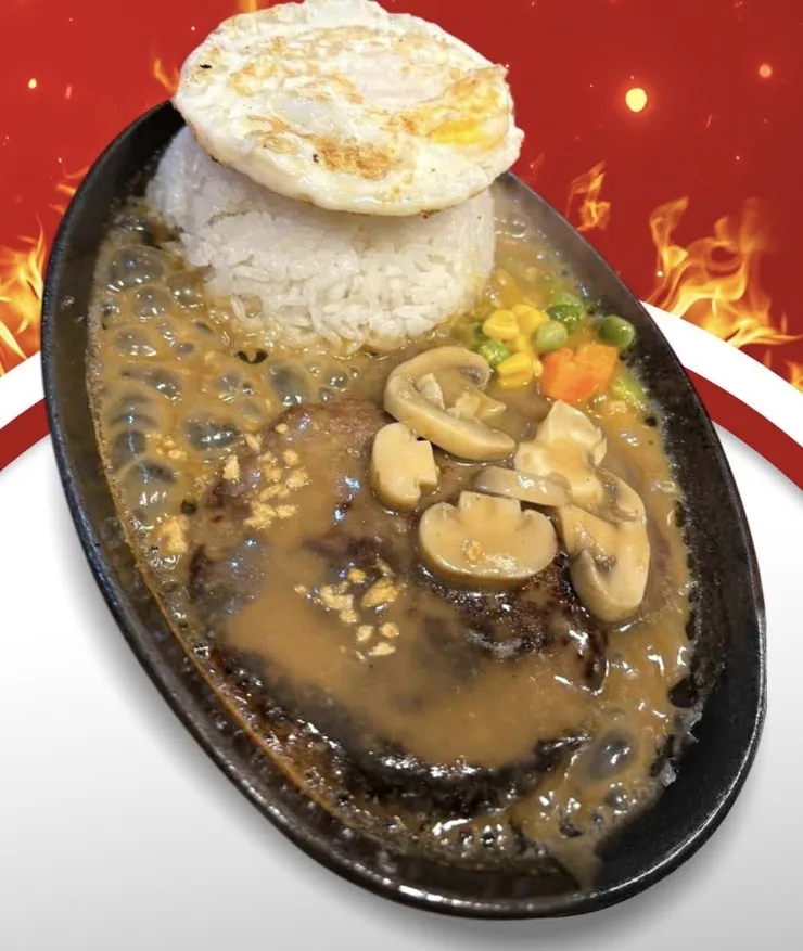 Sizzling Burger Steak