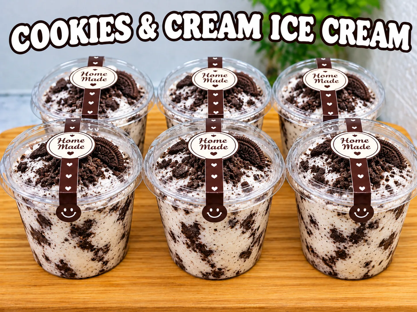 Cookies and cream ice cream
