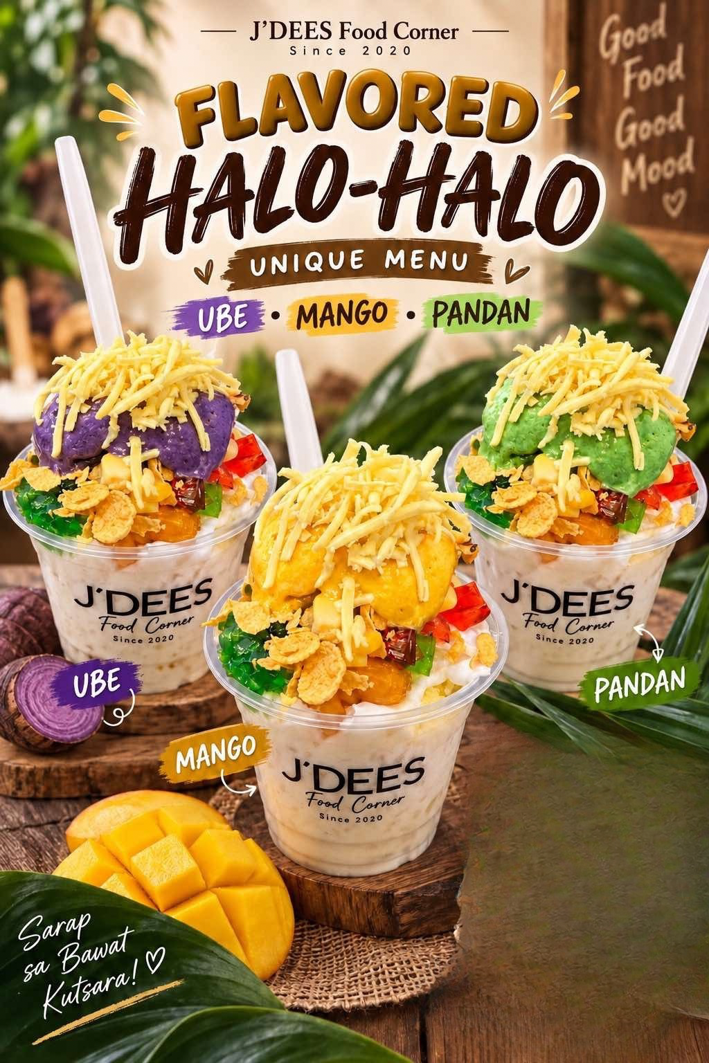 Flavored Halo-Halo
