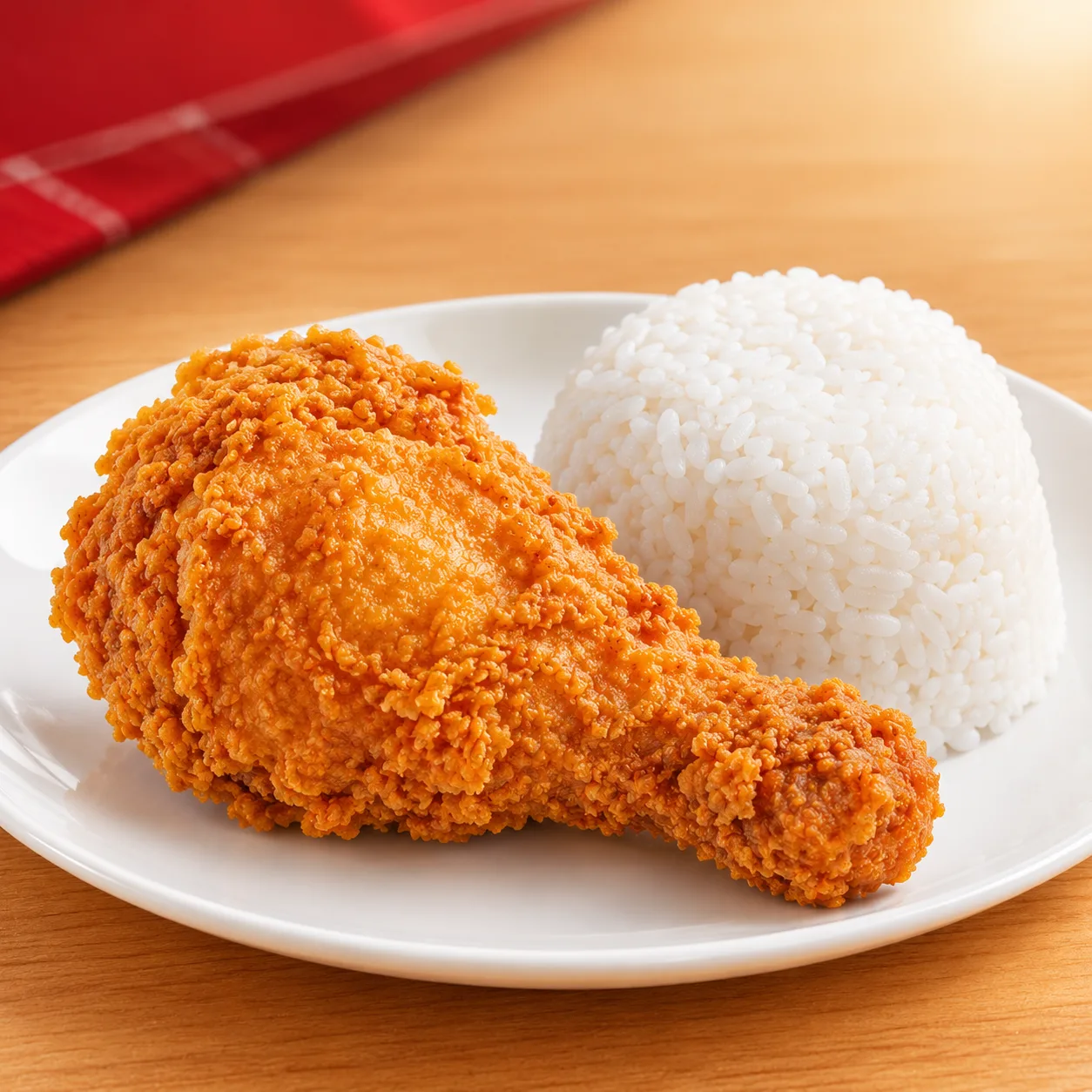 1pc chicken w/ 1 cup rice