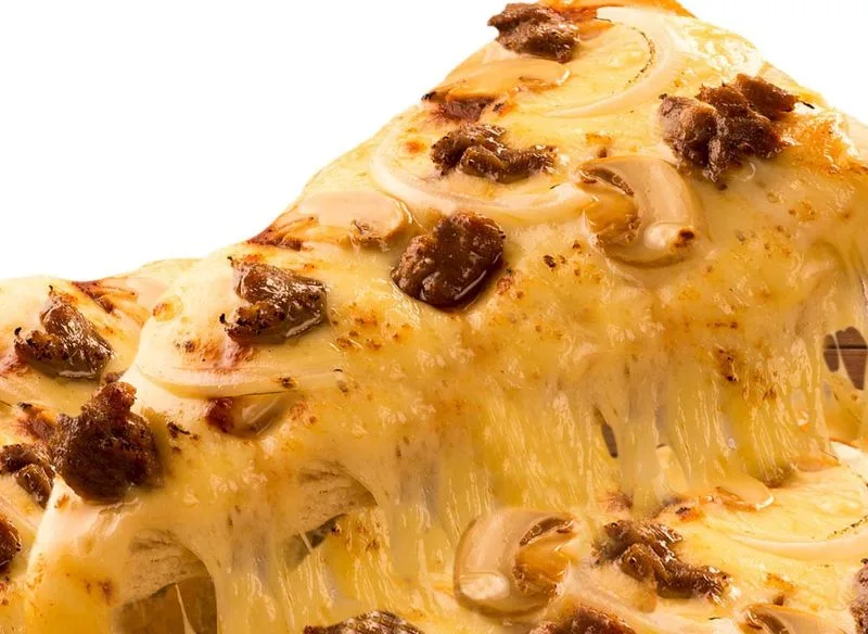 BBQ Beef and Mushroom Pizza