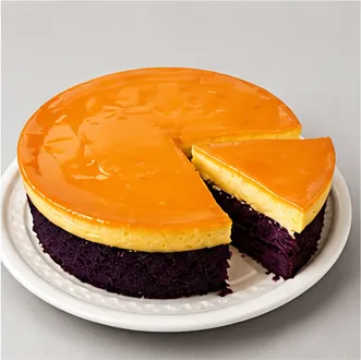 Ube Custard Cake (Slice)