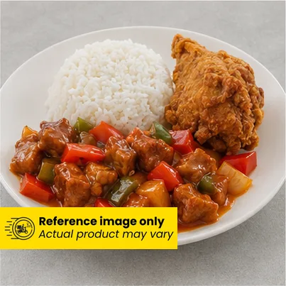 Rice + Chicken + S&S Pork