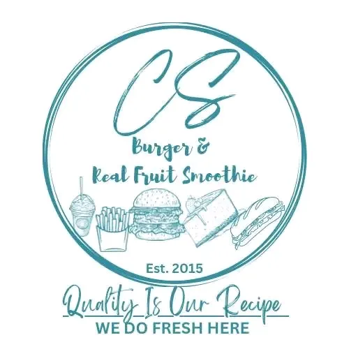 CS Burger & Real Fruit Smoothie logo