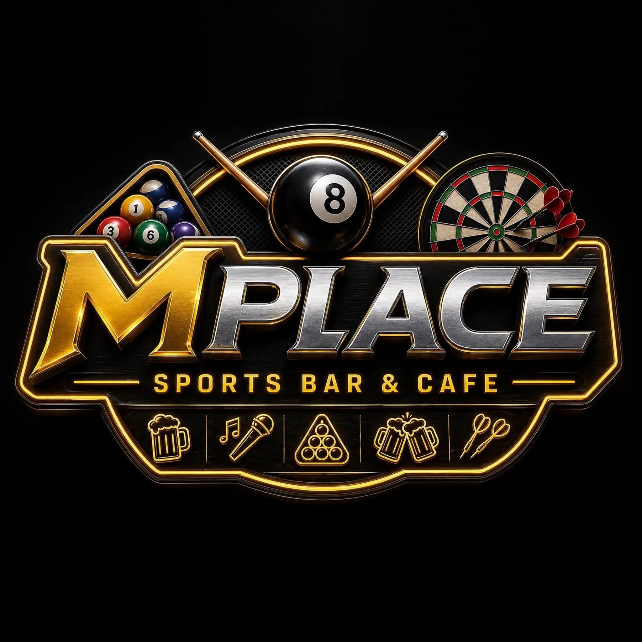 MPlace Sports Bar & Cafe logo