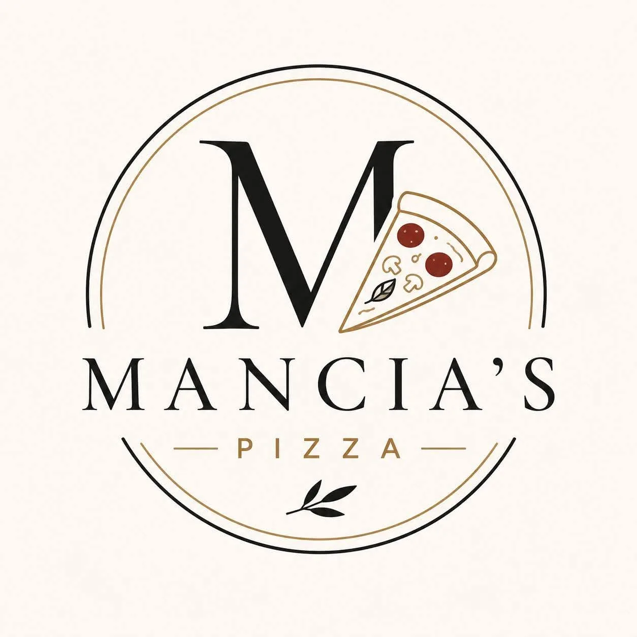 Mancias Pizza logo